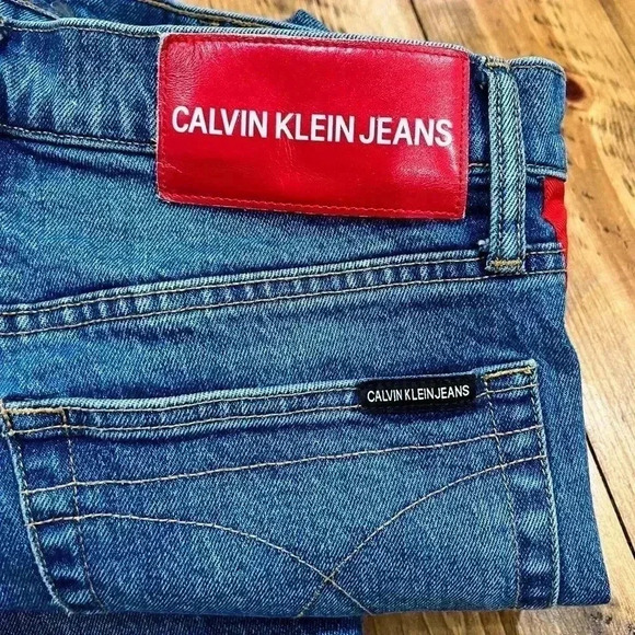 Calvin Klein Mens Side Stripe / Tuxedo Stripe Jeans. - Picture 5 of 11